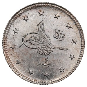 Ottoman Empire (Constantinople) AR 2 Kurush 1912 - Mehmed V (AH 1327-1336 / 1909-1918 AD)