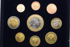 Turkey Fantasy Coins Set 2004 (9) - Euro Patterns
