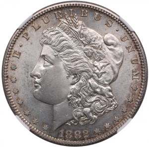 USA (San Francisco mint) 1 Dollar 1882 - NGC UNC DETAILS
