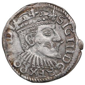 Polish-Lithuanian Commonwealth (Bydgoszcz) AR 3 Groszy / Trojak 1595 - Sigismund III Vasa (1587-1632)