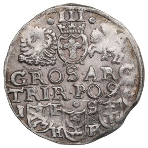 Polish-Lithuanian Commonwealth (Bydgoszcz) AR 3 Groszy / Trojak 1597 - Sigismund III Vasa (1587-1632)