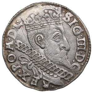 Polish-Lithuanian Commonwealth (Bydgoszcz) AR 3 Groszy / Trojak 1598 - Sigismund III Vasa (1587-1632)