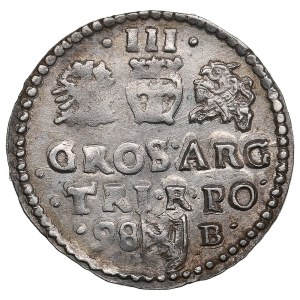 Polish-Lithuanian Commonwealth (Bydgoszcz) AR 3 Groszy / Trojak 1598 - Sigismund III Vasa (1587-1632)