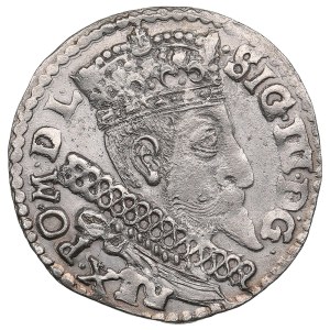 Polish-Lithuanian Commonwealth (Bydgoszcz) AR 3 Groszy / Trojak 1598 - Sigismund III Vasa (1587-1632)