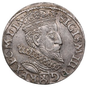 Polish-Lithuanian Commonwealth (Kraków) AR 3 Groszy / Trojak 1603 - Sigismund III Vasa (1587-1632)