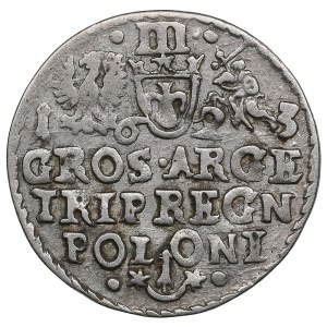 Polish-Lithuanian Commonwealth (Kraków) AR 3 Groszy / Trojak 1623 - Sigismund III Vasa (1587-1632)