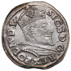 Polish-Lithuanian Commonwealth (Lublin) AR 3 Groszy / Trojak 1596 - Sigismund III Vasa (1587-1632)