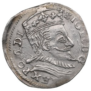 Polish-Lithuanian Commonwealth (Lublin) AR 3 Groszy / Trojak 1598 - Sigismund III Vasa (1587-1632)