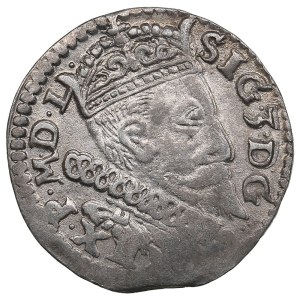 Polish-Lithuanian Commonwealth (Lublin) AR 3 Groszy / Trojak 1600 - Sigismund III Vasa (1587-1632)