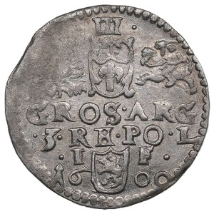 Polish-Lithuanian Commonwealth (Lublin) AR 3 Groszy / Trojak 1600 - Sigismund III Vasa (1587-1632)