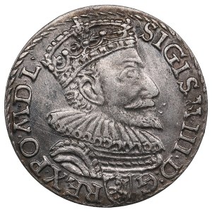 Polish-Lithuanian Commonwealth (Malbork) AR 3 Groszy / Trojak 1593 - Sigismund III Vasa (1587-1632)