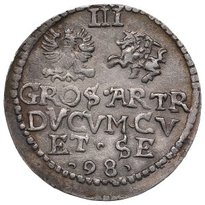 Duchy of Courland and Semigallia (Mitau) 3 Groschen 1598 - Wilhelm Kettler (1587-1616)