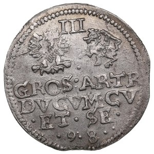 Duchy of Courland and Semigallia (Mitau) 3 Groschen 1598 - Wilhelm Kettler (1587-1616)