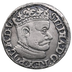 Polish-Lithuanian Commonwealth (Olkusz) AR 3 Groszy / Trojak 1583 - Stefan Batory (1576-1586)