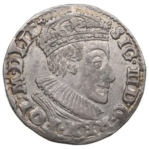 Polish-Lithuanian Commonwealth (Olkusz) AR 3 Groszy / Trojak 1590 - Sigismund III Vasa (1587-1632)