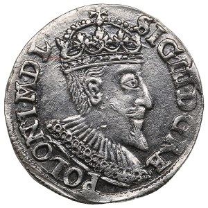 Polish-Lithuanian Commonwealth (Olkusz) AR 3 Groszy / Trojak 1594 - Sigismund III Vasa (1587-1632)