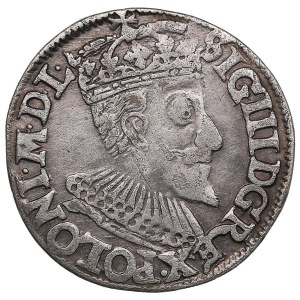 Polish-Lithuanian Commonwealth (Olkusz) AR 3 Groszy / Trojak 1594 - Sigismund III Vasa (1587-1632)
