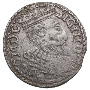 Polish-Lithuanian Commonwealth (Olkusz) AR 3 Groszy / Trojak 1599 - Sigismund III Vasa (1587-1632)