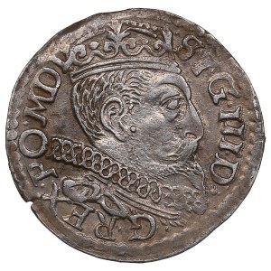 Polish-Lithuanian Commonwealth (Poznan) AR 3 Groszy / Trojak 1599 - Sigismund III Vasa (1587-1632)