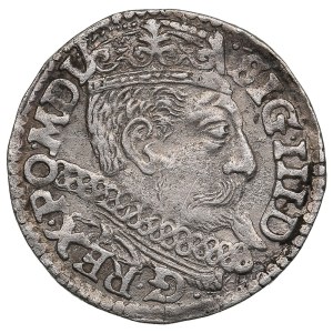 Polish-Lithuanian Commonwealth (Poznan) AR 3 Groszy / Trojak 1600 - Sigismund III Vasa (1587-1632)
