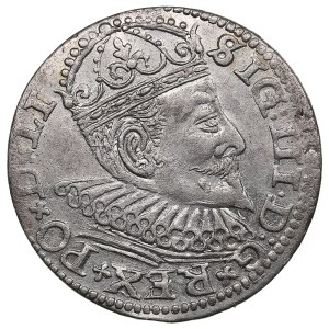 City of Riga under Polish rule, AR 3 Groszy / Trojak 1594 - Sigismund III Vasa (1587-1632)