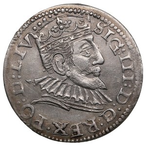 City of Riga under Polish rule, AR 3 Groszy / Trojak 1594 - Sigismund III Vasa (1587-1632)