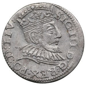City of Riga under Polish rule, AR 3 Groszy / Trojak 1594 - Sigismund III Vasa (1587-1632)