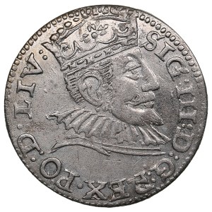 City of Riga under Polish rule, AR 3 Groszy / Trojak 1594 - Sigismund III Vasa (1587-1632)