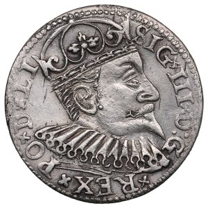 City of Riga under Polish rule, AR 3 Groszy / Trojak 1598 - Sigismund III Vasa (1587-1632)