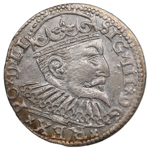 City of Riga under Polish rule, AR 3 Groszy / Trojak 1598 - Sigismund III Vasa (1587-1632)