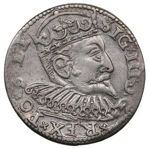 City of Riga under Polish rule, AR 3 Groszy / Trojak 1599 - Sigismund III Vasa (1587-1632)