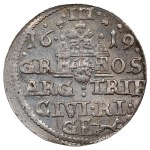 City of Riga under Polish rule, AR 3 Groszy / Trojak 1619 - Sigismund III Vasa (1587-1632)