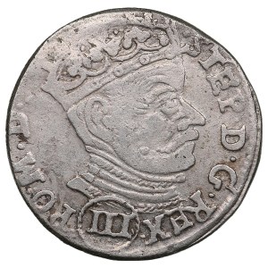 Polish-Lithuanian Commonwealth (Vilnius) AR 3 Groszy / Trojak 1580 - Stefan Batory (1576-1586)