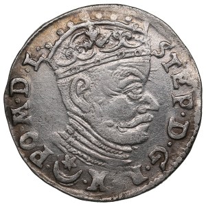 Polish-Lithuanian Commonwealth (Vilnius) AR 3 Groszy / Trojak 1581 - Stefan Batory (1576-1586)