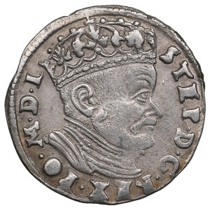 Polish-Lithuanian Commonwealth (Vilnius) AR 3 Groszy / Trojak 1584 - Stefan Batory (1576-1586)