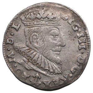 Polish-Lithuanian Commonwealth (Vilnius) AR 3 Groszy / Trojak 1590 - Sigismund III Vasa (1587-1632)