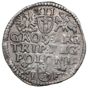 Polish-Lithuanian Commonwealth (Wschowa) AR 3 Groszy / Trojak 1596 - Sigismund III Vasa (1587-1632)