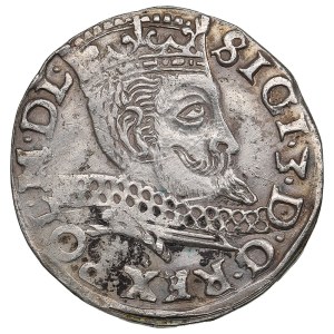 Polish-Lithuanian Commonwealth (Wschowa) AR 3 Groszy / Trojak 1597 - Sigismund III Vasa (1587-1632)