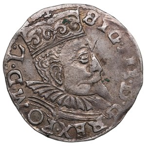 Polish-Lithuanian Commonwealth (Wschowa) AR 3 Groszy / Trojak 1599 - Sigismund III Vasa (1587-1632)