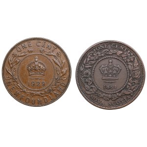Canadian Provinces 1 Cent 1864, 1929 (2)