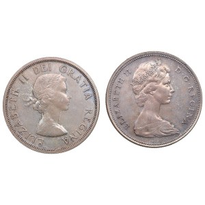 Canada (Ottawa) 1 Dollar 1958, 1966 - Elizabeth II (1952-2022) (2)