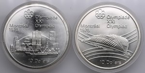 Canada (Ottawa) 10 Dollars 1973, 1976 - Elizabeth II (1952-2022) - Montreal Olympics (2)