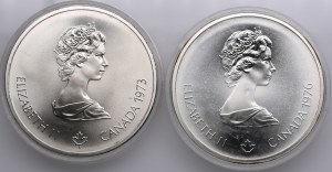 Canada (Ottawa) 10 Dollars 1973, 1976 - Elizabeth II (1952-2022) - Montreal Olympics (2)