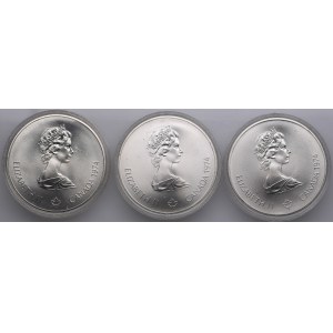 Canada (Ottawa) 5 Dollars 1974 - Elizabeth II (1952-2022) - Montreal Olympics (3)