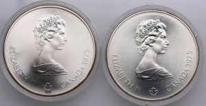 Canada (Ottawa) 5 Dollars 1975 - Elizabeth II (1952-2022) - Montreal Olympics (2)