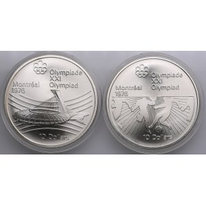 Canada (Ottawa) 10 Dollars 1976 - Elizabeth II (1952-2022) - Montreal Olympics (2)
