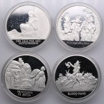 Group of Denmark Silver Medals 2005 - 200th Anniversary Jubilee of Hans Christian Andersen (1805-1875) (4)
