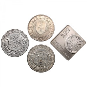 Coins of Estonia, Slovakia, Hungary (4)