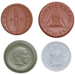 Germany, Weimar Republic notgeld. Porcelain (4)