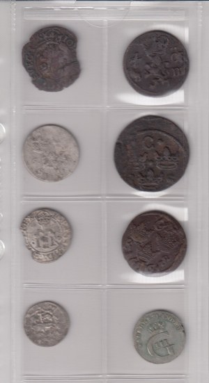 A small collection of Swedish coins from the 14th-18th centuries (14)